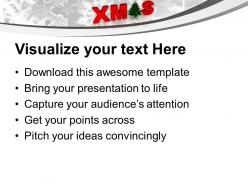 Christmas concept winter background powerpoint templates ppt themes and graphics