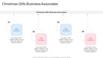 Christmas Gifts Business Associates In Powerpoint And Google Slides Cpb