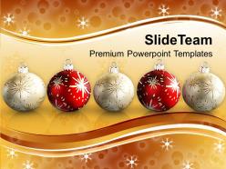 Christmas greetings decorative filigree holidays powerpoint templates ppt backgrounds for slides