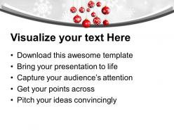 Christmas hanging balls picture ornament powerpoint templates ppt themes and graphics 0113