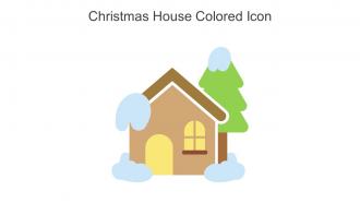 Christmas House Colored Icon In Powerpoint Pptx Png And Editable Eps Format