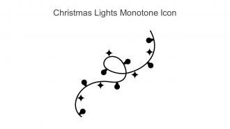 Christmas Lights Monotone Icon In Powerpoint Pptx Png And Editable Eps Format