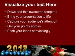 Christmas message carol and new year celebration festival templates ppt powerpoint
