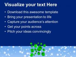 Christmas message clip art falling gift boxes powerpoint templates ppt backgrounds for slides
