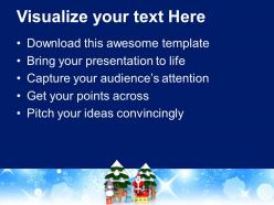 Christmas message jesus decorative theme holidays powerpoint templates ppt backgrounds for slides