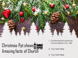 Christmas ppt shows amazing facts of church