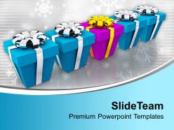 Christmas presents festival powerpoint templates ppt themes and graphics 0113