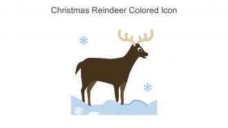 Christmas Reindeer Colored Icon In Powerpoint Pptx Png And Editable Eps Format