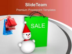 Christmas sale bags winter items discount powerpoint templates ppt themes and graphics 0113