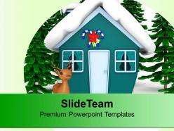 Christmas theme and winter background powerpoint templates ppt themes and graphics