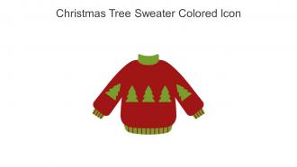 Christmas Tree Sweater Colored Icon In Powerpoint Pptx Png And Editable Eps Format