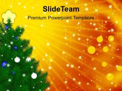 Christmas tree trees decorative celebration powerpoint templates ppt backgrounds for slides
