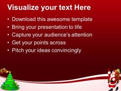 Christmas tree trees decorative festival powerpoint templates ppt backgrounds for slide