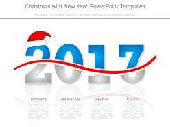 Christmas With New Year Powerpoint Templates