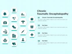Chronic traumatic encephalopathy ppt powerpoint presentation gallery design templates