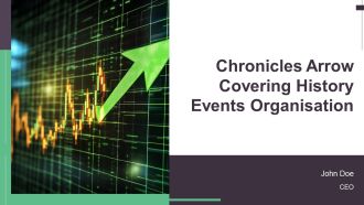 Chronicles Arrow Covering History Events Organisation PPT Template AT