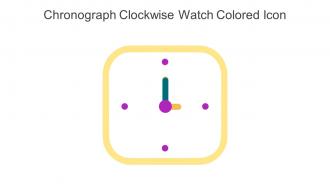 Chronograph Clockwise Watch Colored Icon In Powerpoint Pptx Png And Editable Eps Format