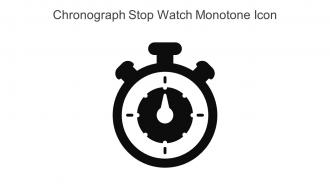 Chronograph Stop Watch Monotone Icon In Powerpoint Pptx Png And Editable Eps Format