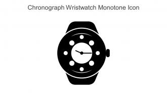 Chronograph Wristwatch Monotone Icon In Powerpoint Pptx Png And Editable Eps Format