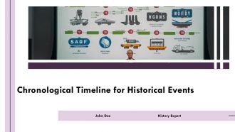 Chronological Timeline For Historical Event PPT Outline AT