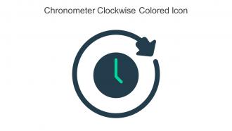 Chronometer Clockwise Colored Icon In Powerpoint Pptx Png And Editable Eps Format