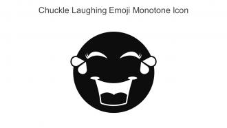 Chuckle Laughing Emoji Monotone Icon In Powerpoint Pptx Png And Editable Eps Format