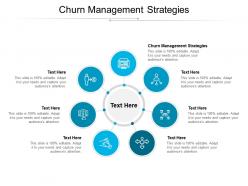 Churn management strategies ppt powerpoint presentation professional show cpb