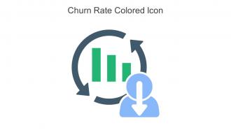 Churn Rate Colored Icon In Powerpoint Pptx Png And Editable Eps Format