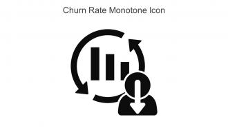 Churn Rate Monotone Icon In Powerpoint Pptx Png And Editable Eps Format