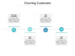 Churning customers ppt powerpoint presentation professional summary cpb