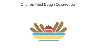 Churros Fried Dough Colored Icon In Powerpoint Pptx Png And Editable Eps Format
