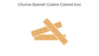 Churros Spanish Cuisine Colored Icon In Powerpoint Pptx Png And Editable Eps Format