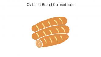 Ciabatta Bread Colored Icon In Powerpoint Pptx Png And Editable Eps Format