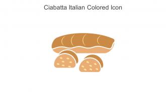 Ciabatta Italian Colored Icon In Powerpoint Pptx Png And Editable Eps Format