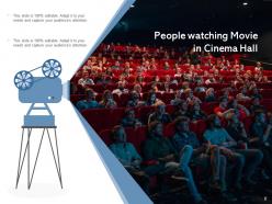 Cinema Equipped Screen Theatre Production Projector Promotion Watching