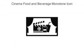 Cinema Food And Beverage Monotone Icon In Powerpoint Pptx Png And Editable Eps Format