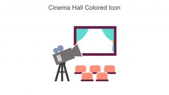 Cinema Hall Colored Icon In Powerpoint Pptx Png And Editable Eps Format