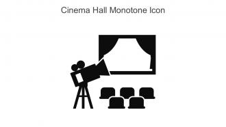 Cinema Hall Monotone Icon In Powerpoint Pptx Png And Editable Eps Format
