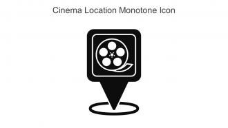 Cinema Location Monotone Icon In Powerpoint Pptx Png And Editable Eps Format