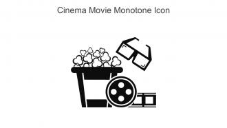 Cinema Movie Monotone Icon In Powerpoint Pptx Png And Editable Eps Format