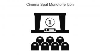 Cinema Seat Monotone Icon In Powerpoint Pptx Png And Editable Eps Format