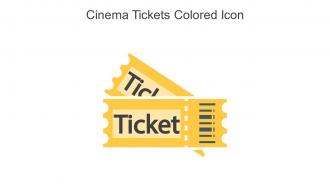 Cinema Tickets Colored Icon In Powerpoint Pptx Png And Editable Eps Format