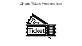 Cinema Tickets Monotone Icon In Powerpoint Pptx Png And Editable Eps Format