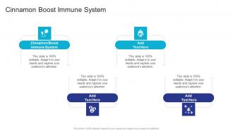 Cinnamon Boost Immune System In Powerpoint And Google Slides Cpb