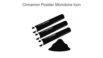 Cinnamon Powder Monotone Icon In Powerpoint Pptx Png And Editable Eps Format