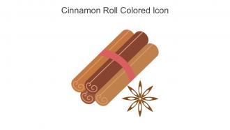 Cinnamon Roll Colored Icon In Powerpoint Pptx Png And Editable Eps Format