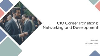 CIO Career Transitions Networking And Development PPT Sample AT