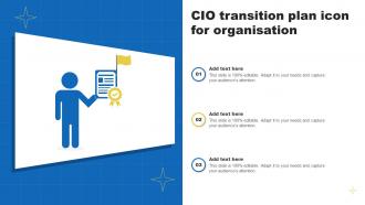 CIO Transition Plan Icon For Organisation