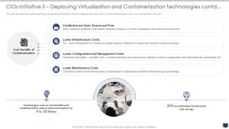 Cios Cost Optimization Initiative 3 Deploying Virtualization Containerization Technologies Contd