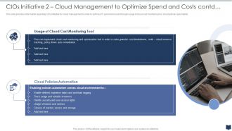 Cios Cost Optimization Playbook Initiative 2 Cloud Management To Optimize Spend And Costs Contd